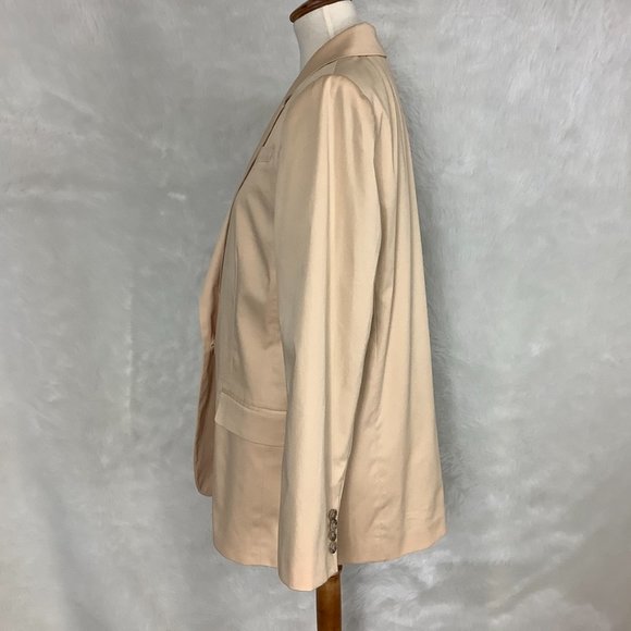 J. Crew Alfie Blazer In Chino - Dried Wicker NWOT 14 - Picture 2 of 9